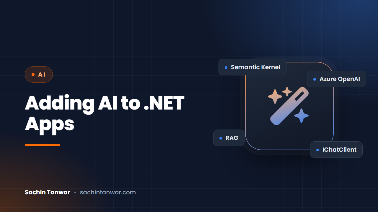 Adding AI to .NET Apps with Microsoft.Extensions.AI, Semantic Kernel and Azure OpenAI